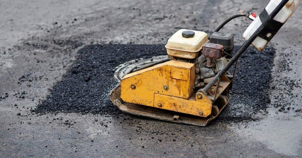 Total Ground Service road pothole repair