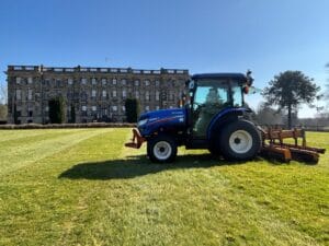 Stoneleigh Cricket cub Pitch maintenance and scheduled mowing services by Total Groundcare Services