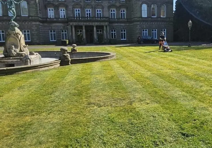 Stoneleigh Cricket cub Pitch maintenance and scheduled mowing services by Total Groundcare Services